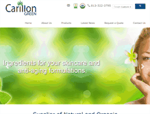 Tablet Screenshot of carillongreen.com